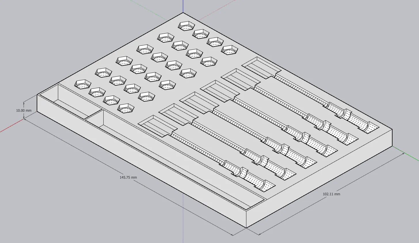 Khay đựng vòi Nextruder phù hợp với hộp đồ nghề Kobalt Mini