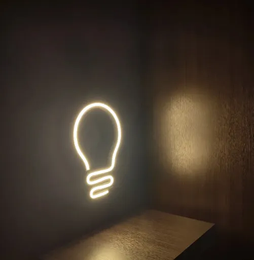 Đèn neon LED trang trí phòng ngủ