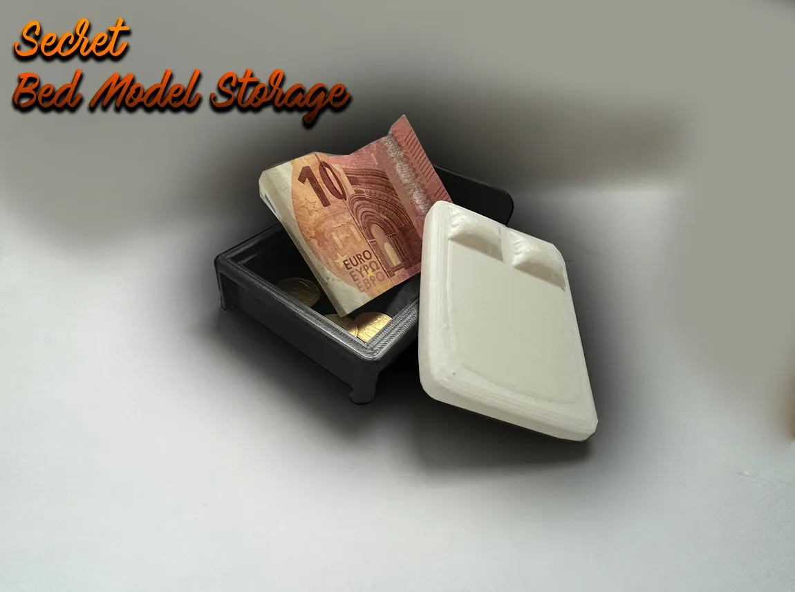 Giường với ngăn chứa bí mật cho đồ giá trị nhỏ