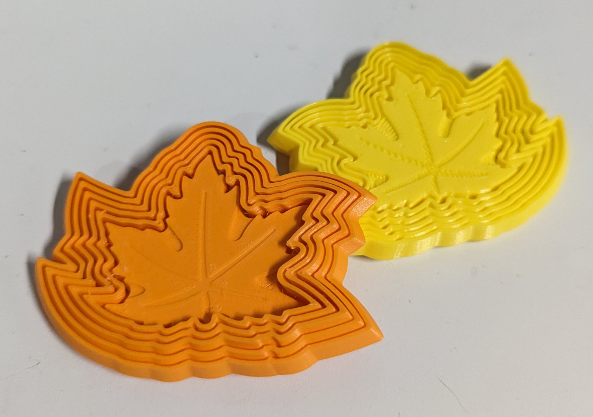 Nhẫn fidget hình lá phong 3D ma thuật