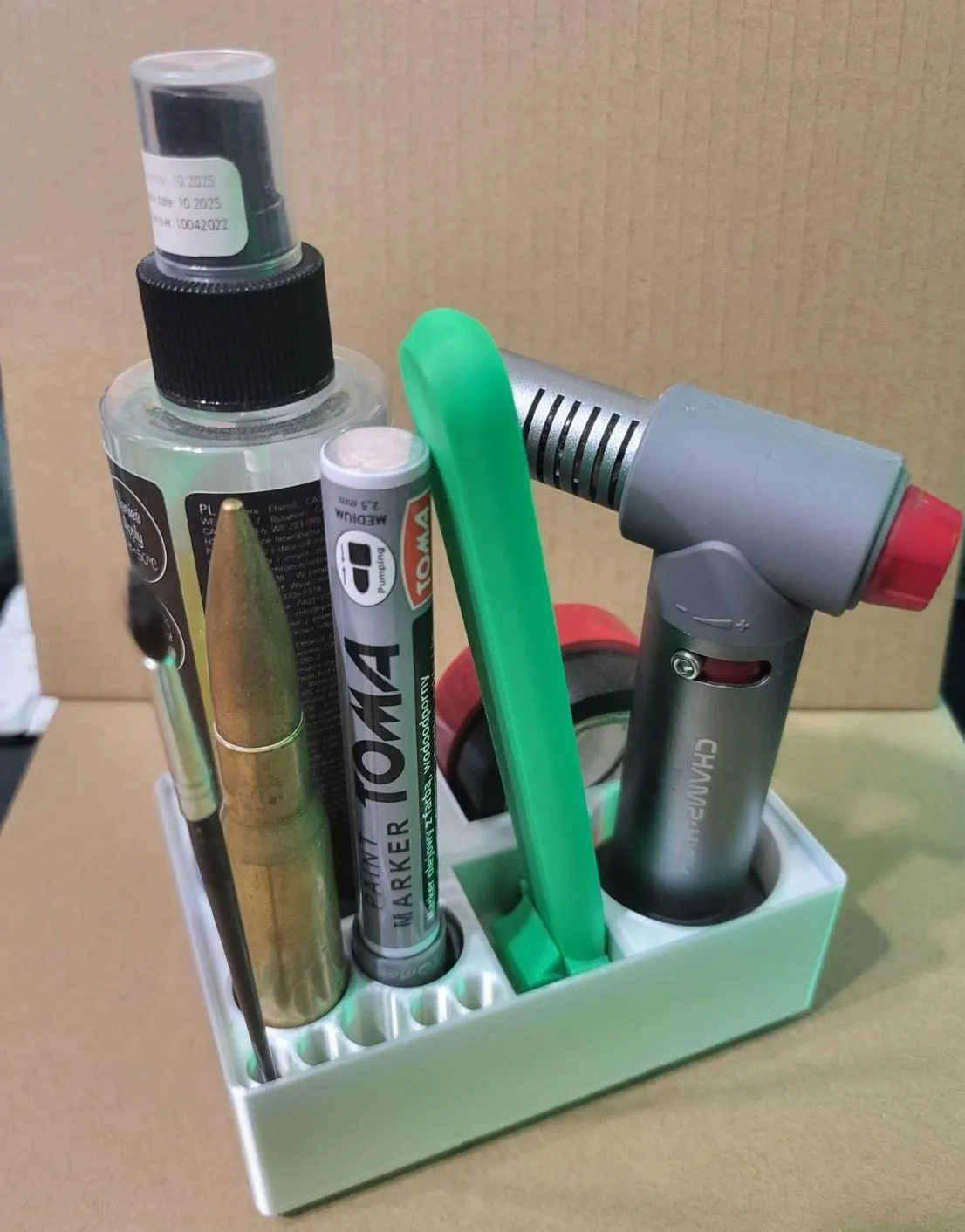 Giá đỡ keo, bút và băng dính cho Gridfinity