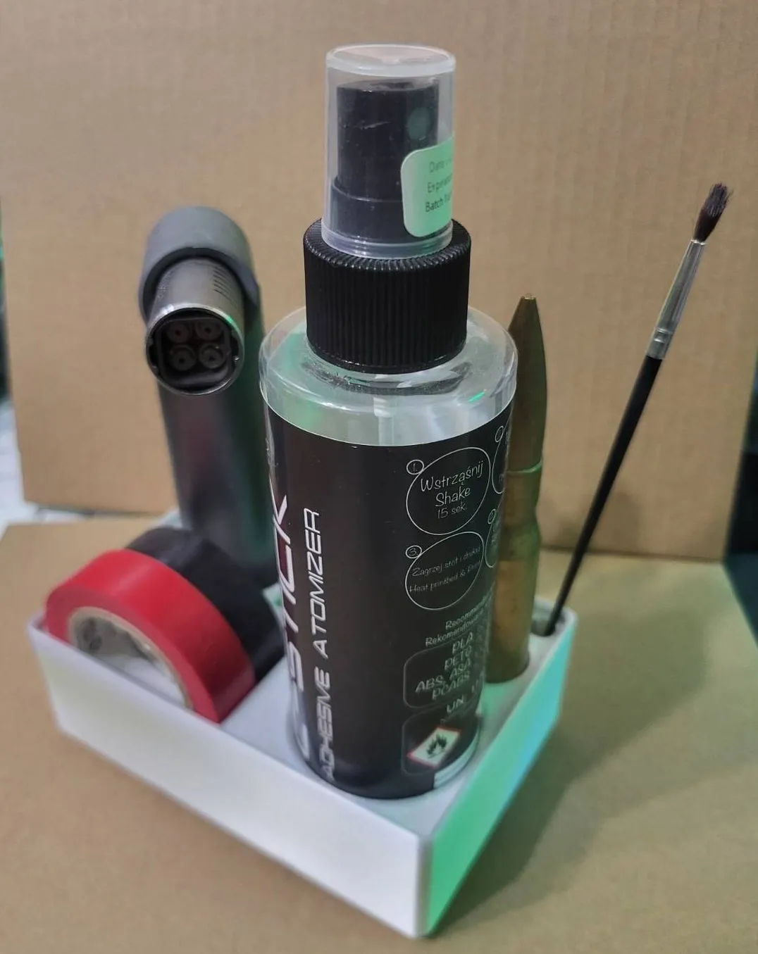 Giá đỡ keo, bút và băng dính cho Gridfinity