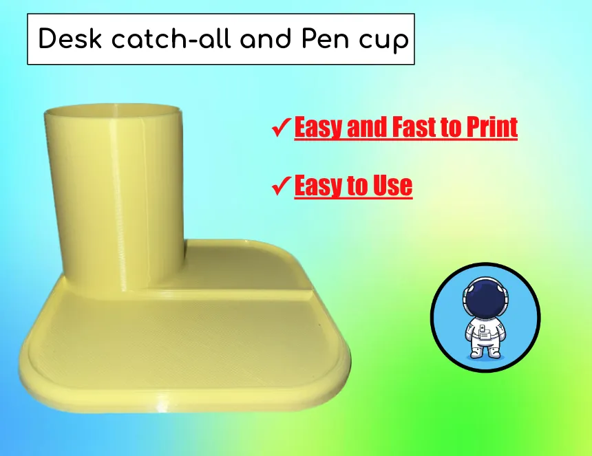 Khay đựng đồ và cốc bút cho bàn làm việc