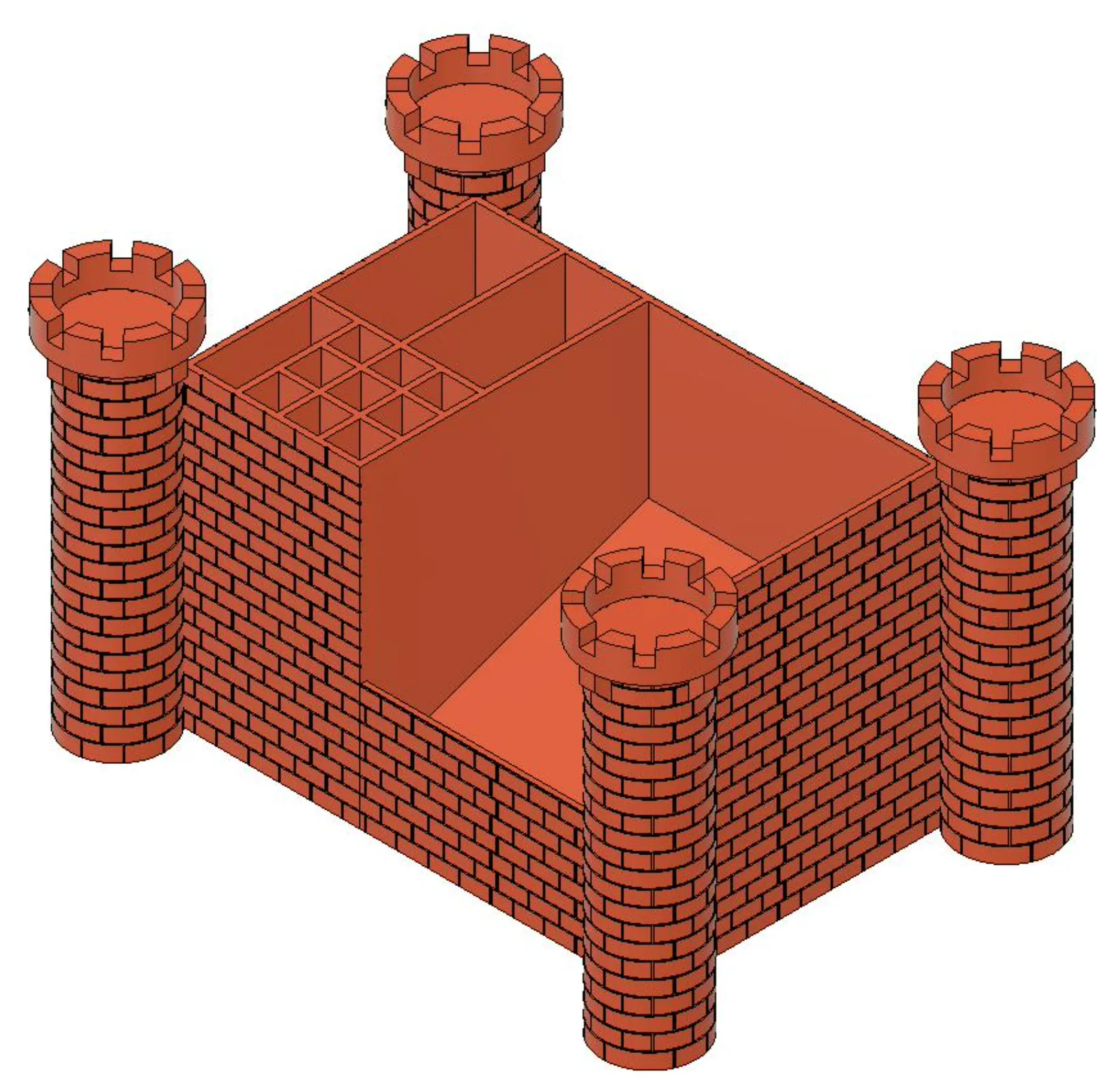 Giá đỡ bàn làm việc kiểu lâu đài trung cổ