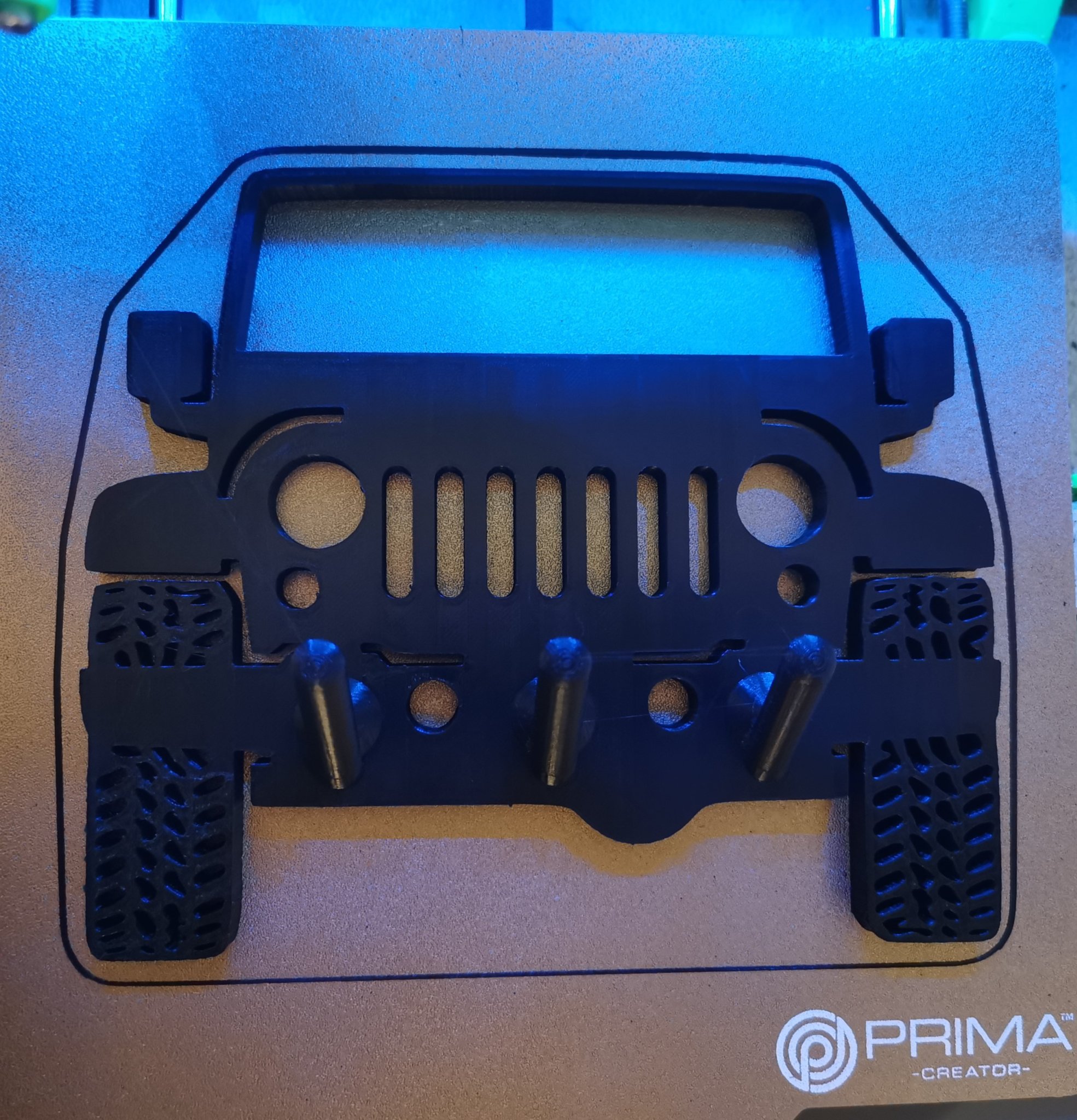 Giá đỡ chìa khóa Jeep Wrangler với thiết kế tinh chỉnh