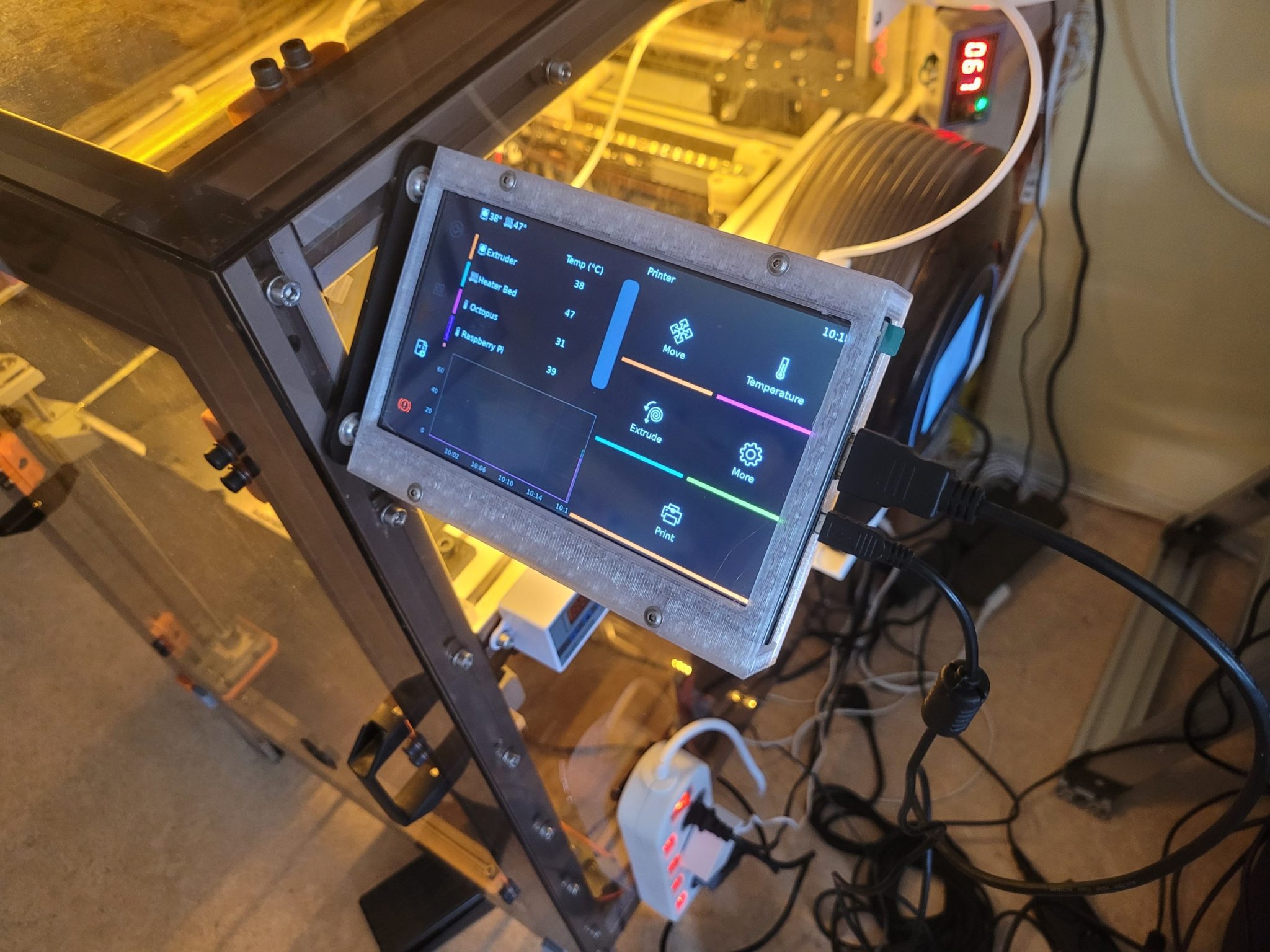 Giá đỡ màn hình cảm ứng 7 inch cho Raspberry Pi