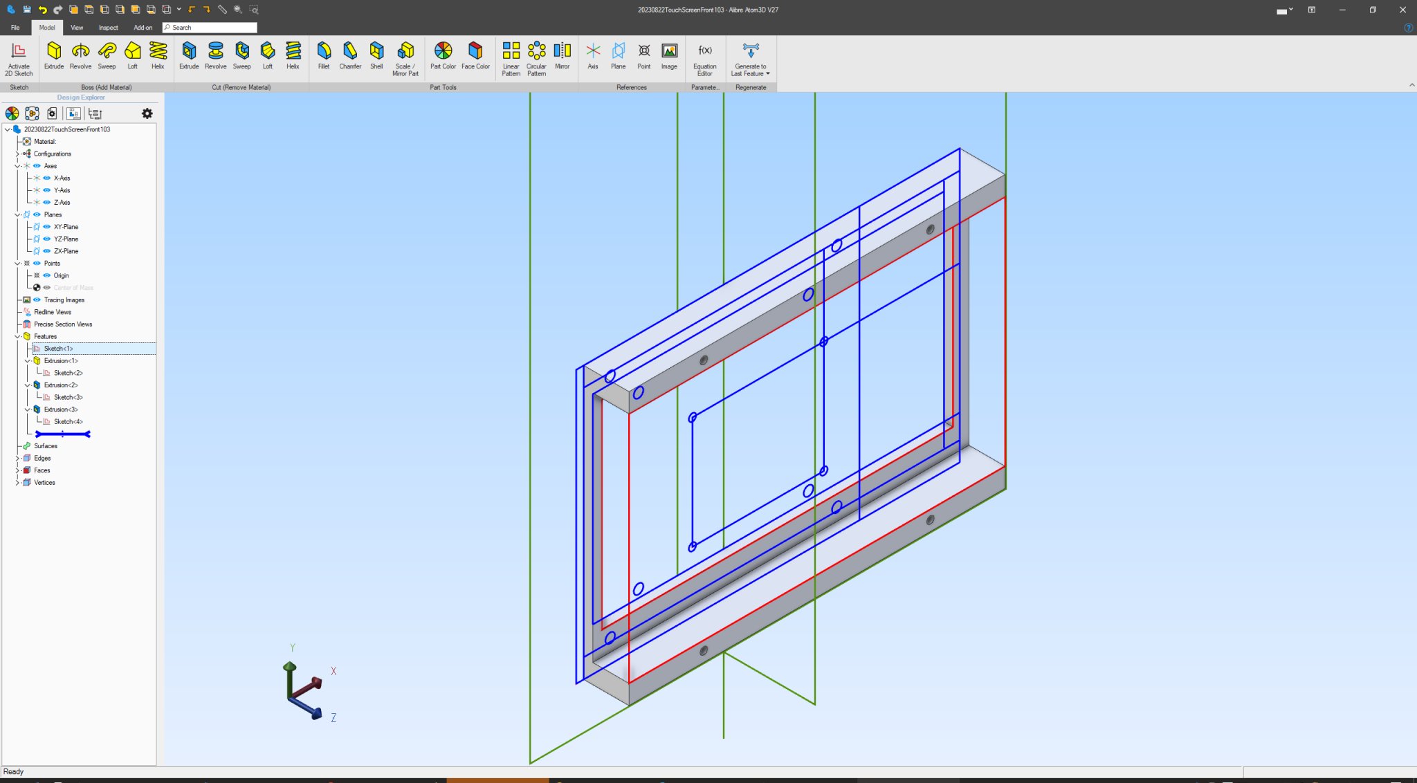 Giá đỡ màn hình cảm ứng 7 inch cho Raspberry Pi
