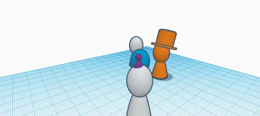 Nhân vật nhỏ làm vật nặng giấy trang trí bàn tiệc