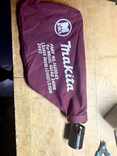 Bộ chuyển đổi túi bụi Makita thay thế phần khuỷu 3129819