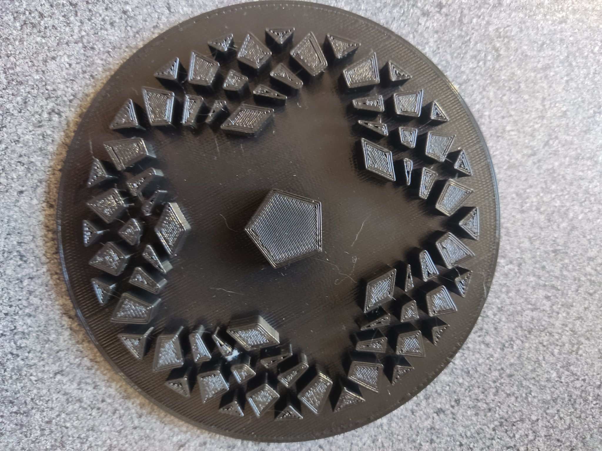 Mẫu khuôn đan từ vật liệu pedig