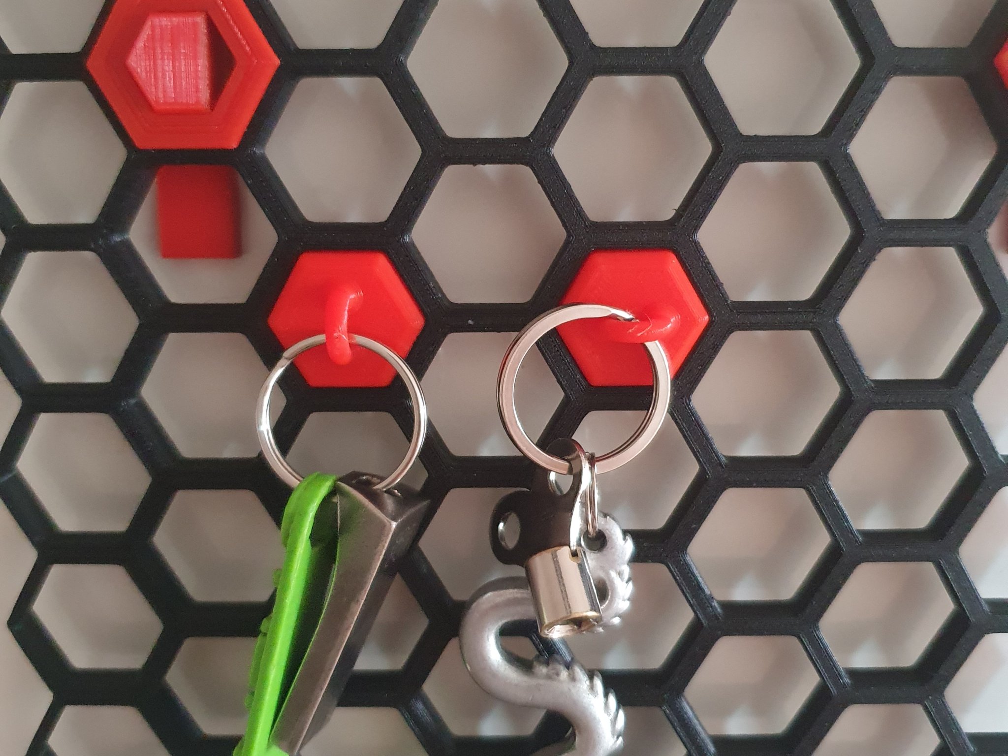 Giá treo chìa khóa cho tường lưu trữ tổ ong