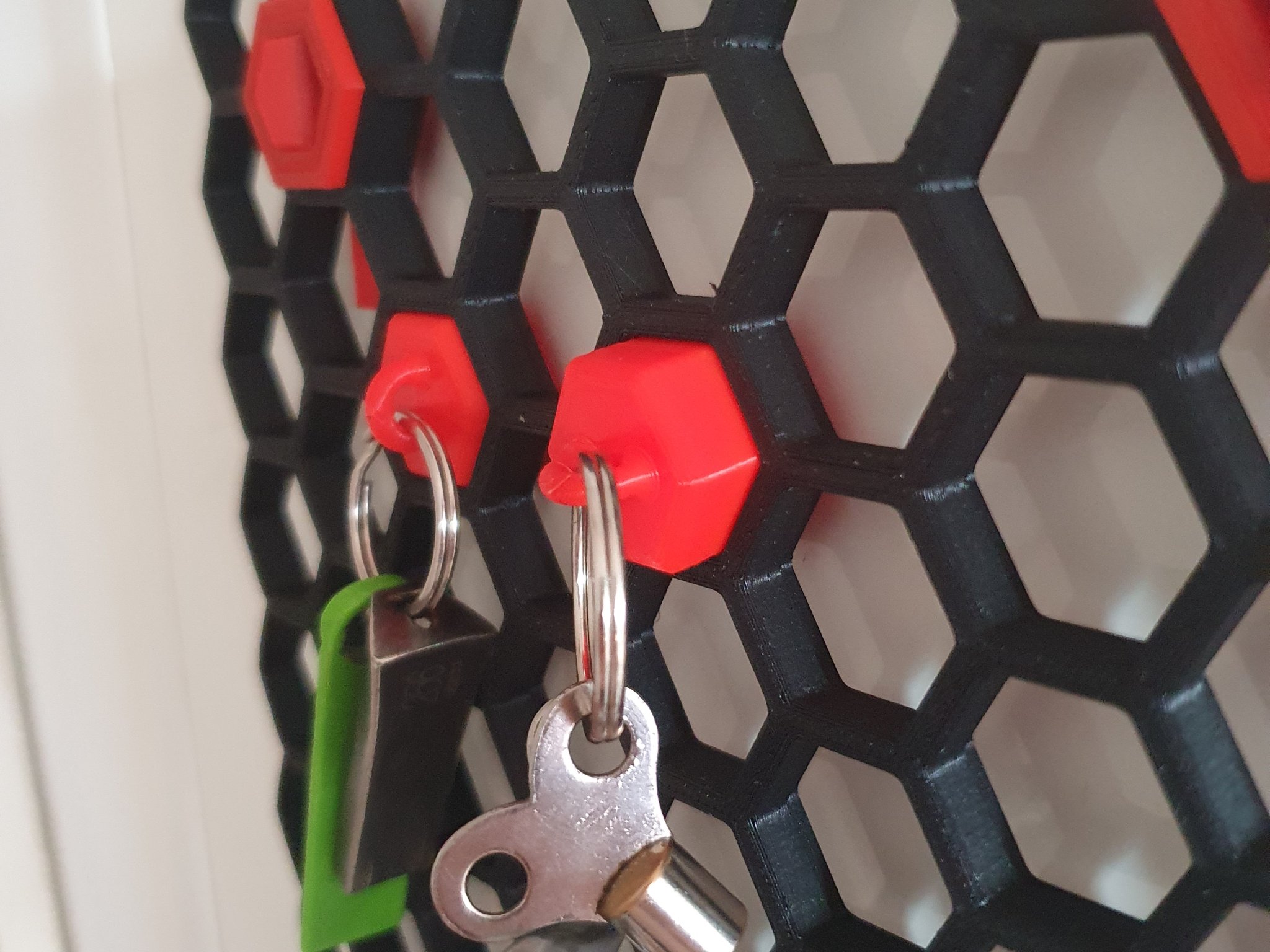 Giá treo chìa khóa cho tường lưu trữ tổ ong