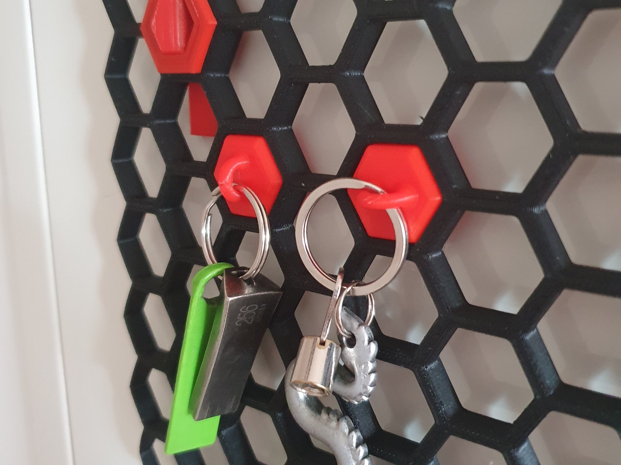 Giá treo chìa khóa cho tường lưu trữ tổ ong