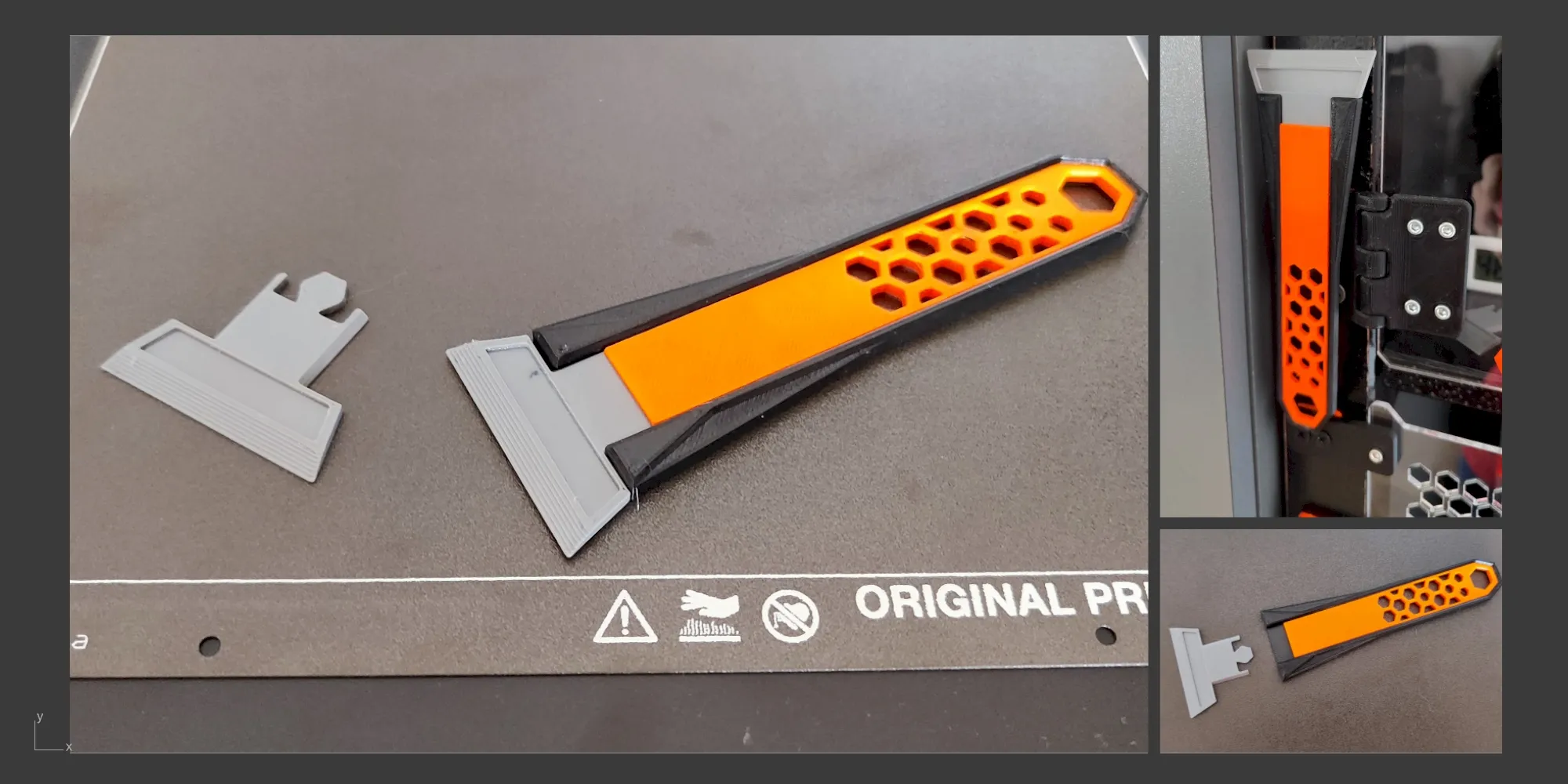 Công cụ cạo với lưỡi thay thế và thiết kế hình lục giác