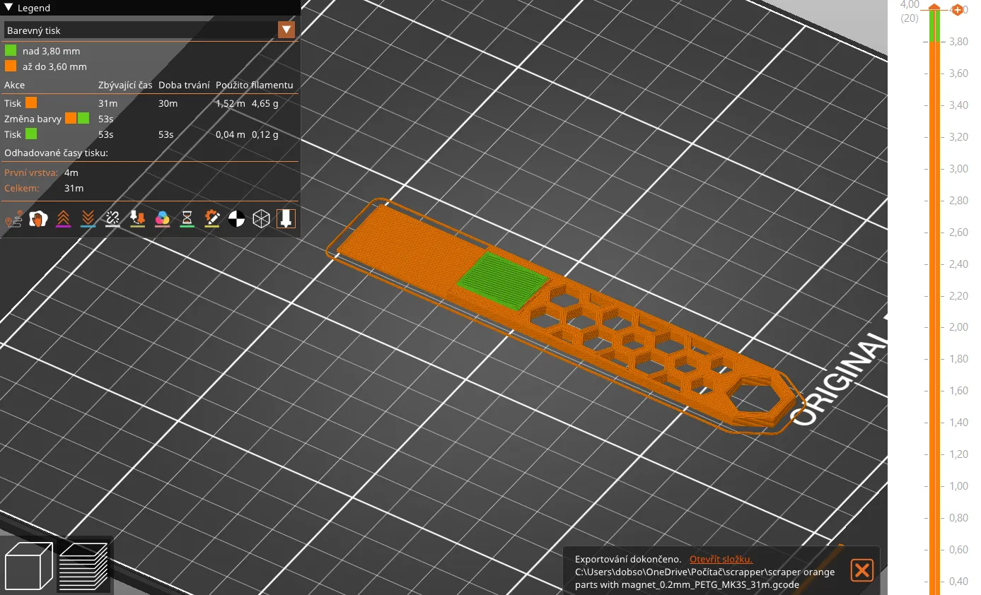 Công cụ cạo với lưỡi thay thế và thiết kế hình lục giác