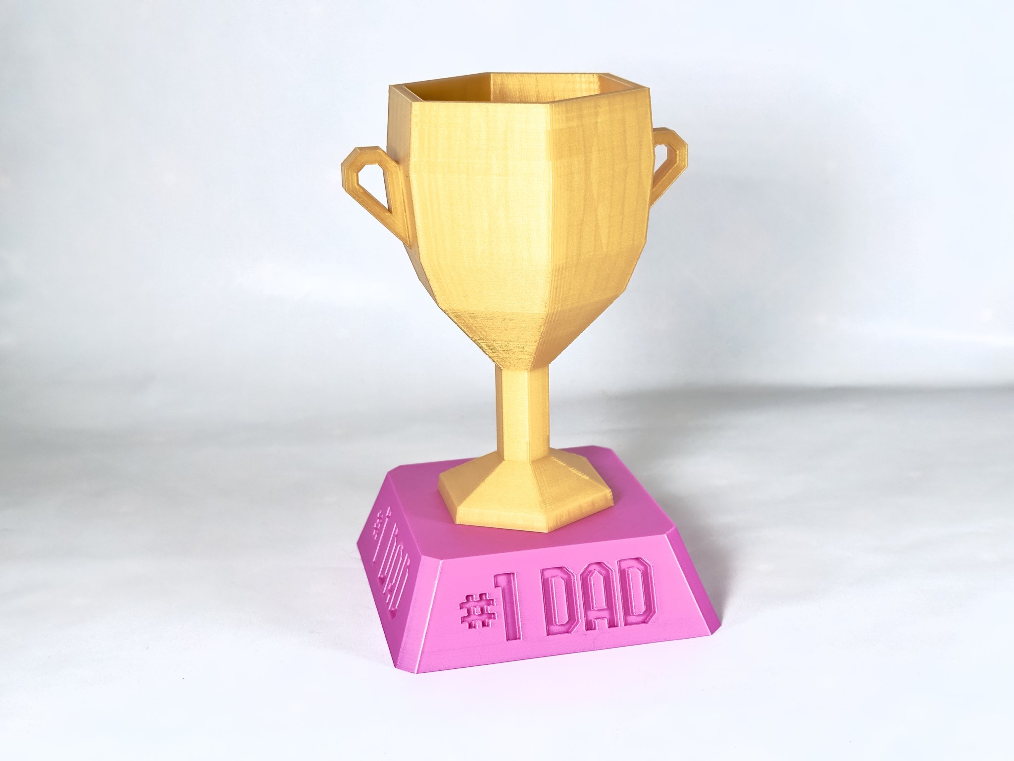 Cúp LowPoly Dành Cho Bố Tuyệt Nhất