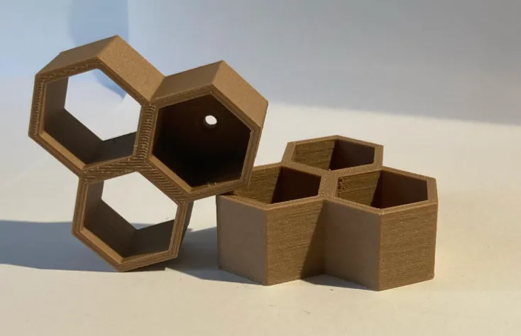 Giá treo chìa khóa tổ ong gắn tường