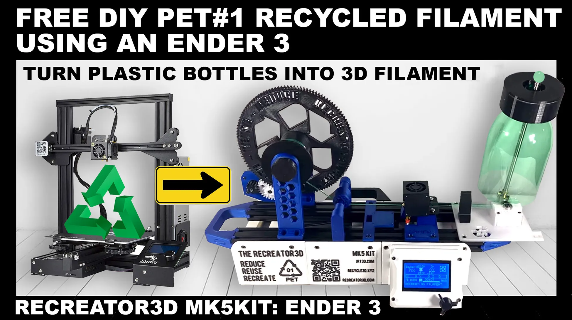 Bộ Kéo Sợi Recreator 3D MK5Kit Ender3