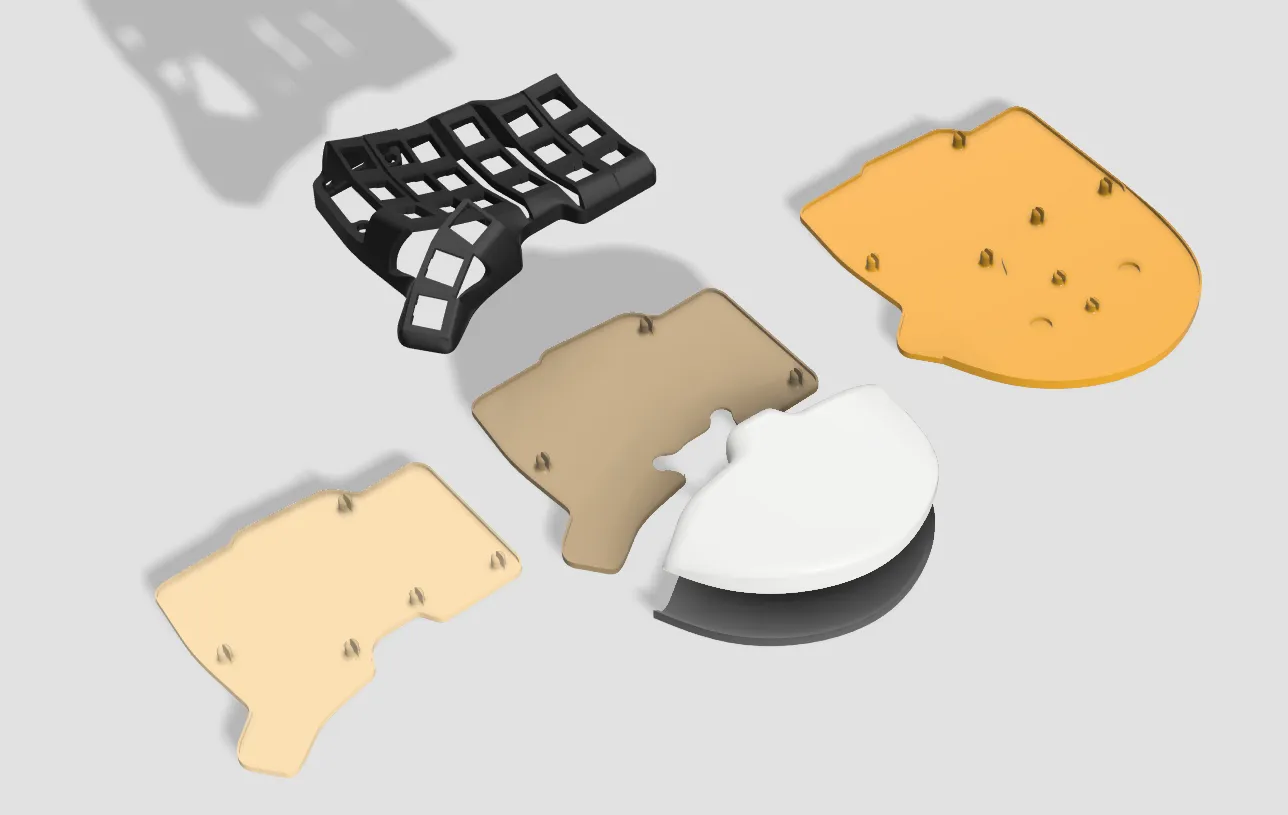 Bảng đỡ tay và tấm nghiêng cho TBK Mini