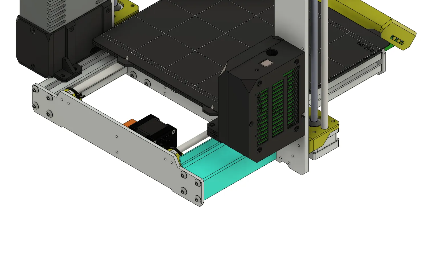 Bảo vệ cáp giường in cho Prusa i3 MK3/S/+
