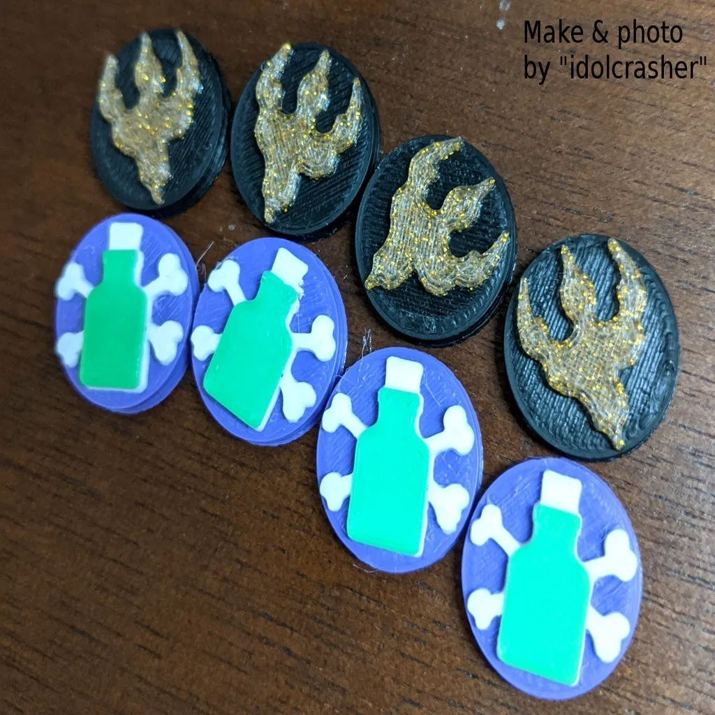 Bộ đếm và chip cho Magic: The Gathering (Cuộc sống, Mana, Năng lực)