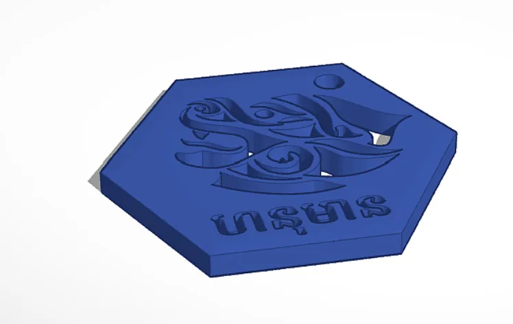 Chìa khóa hình khỉ Hanuman dễ thương in 3D