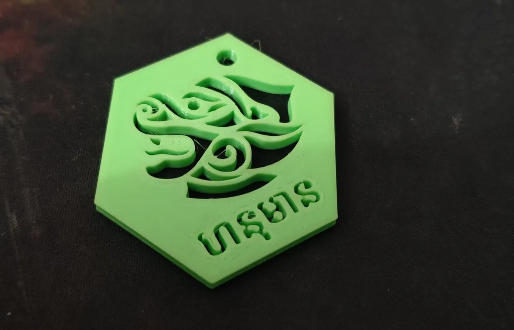 Chìa khóa hình khỉ Hanuman dễ thương in 3D