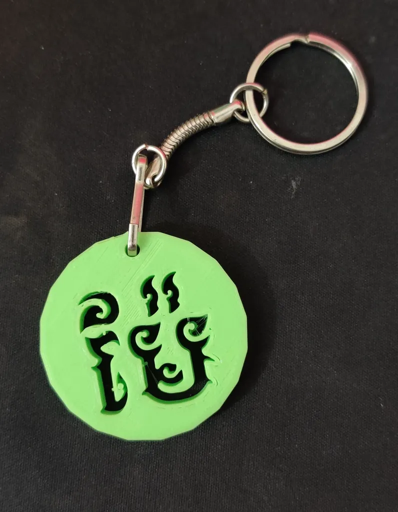 Móc khóa chữ "Mẹ" bằng công nghệ in 3D