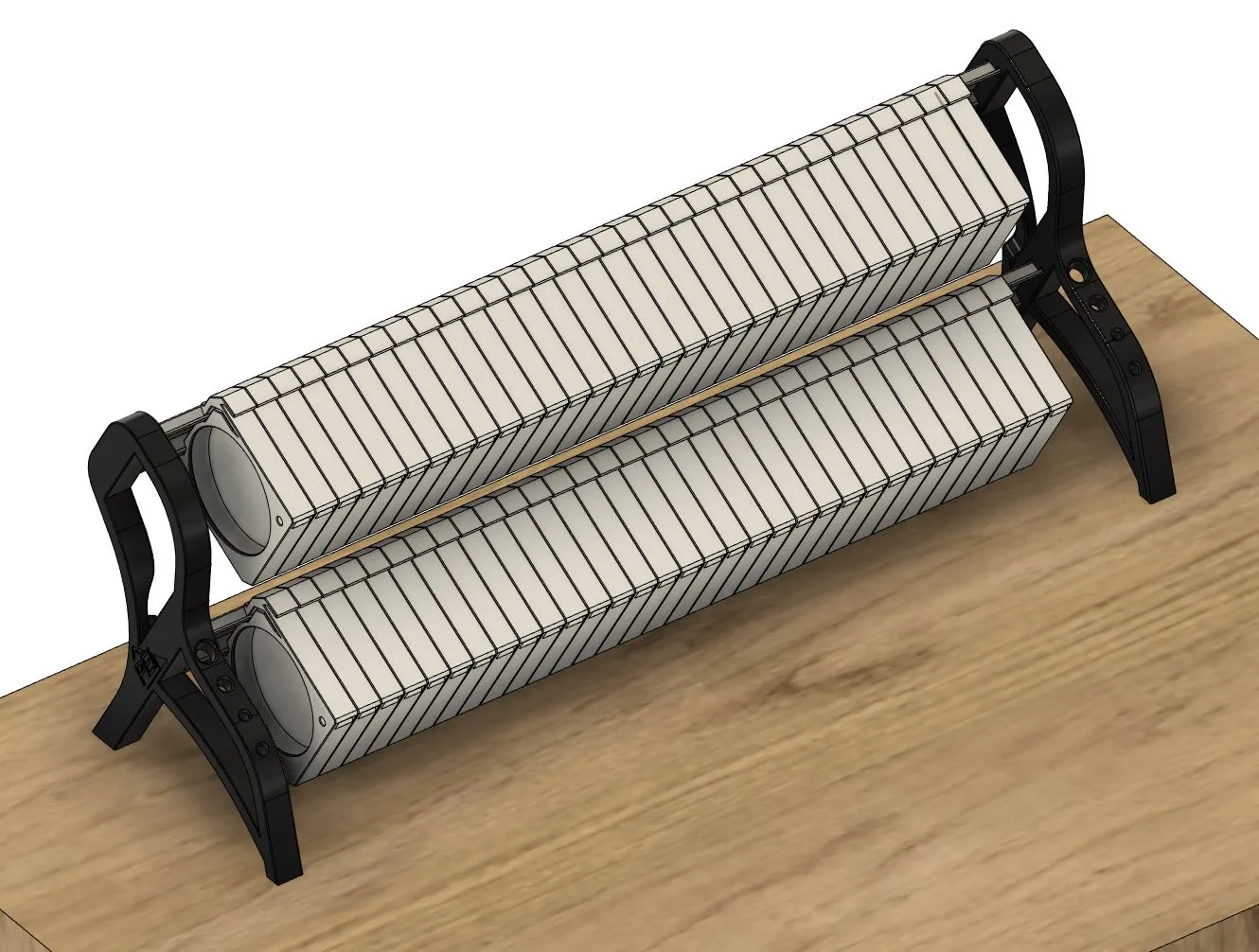 Hệ thống phân phối linh kiện SMD gắn DIN với giá đỡ hai hàng