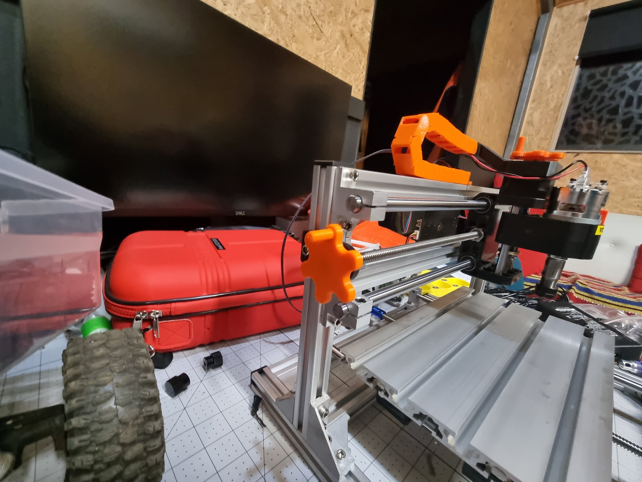 Núm vặn tay cầm trục vít dẫn 8mm cho máy CNC 3018