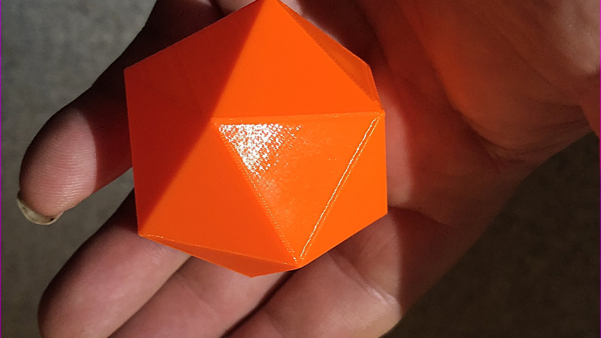 Mô hình hình khối Platonic Ikosaeder 20 mặt không có chất lấp đ...