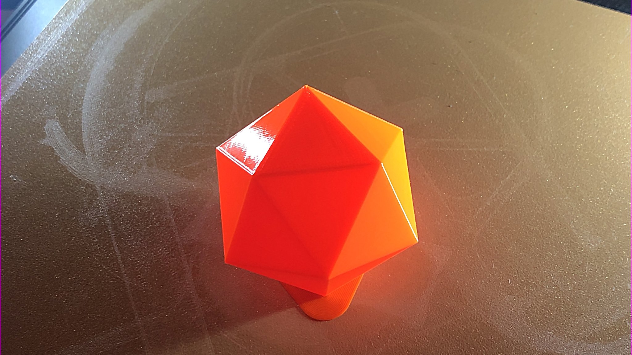 Mô hình hình khối Platonic Ikosaeder 20 mặt không có chất lấp đ...