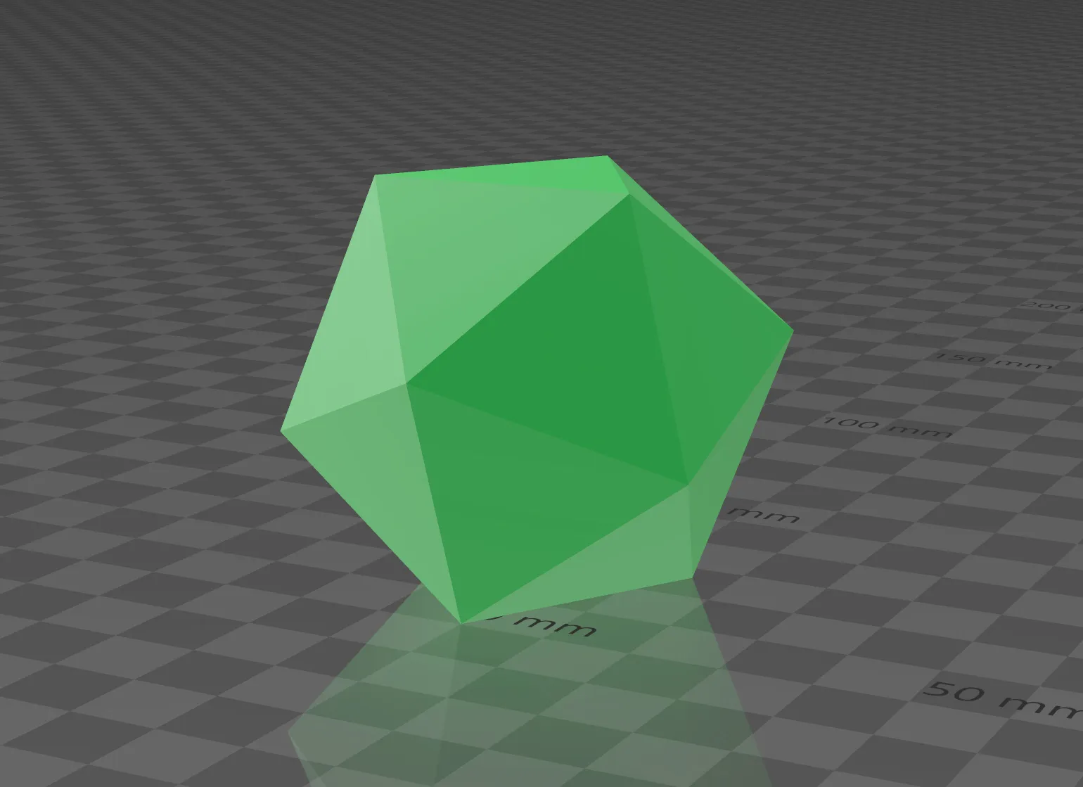 Mô hình hình khối Platonic Ikosaeder 20 mặt không có chất lấp đ...