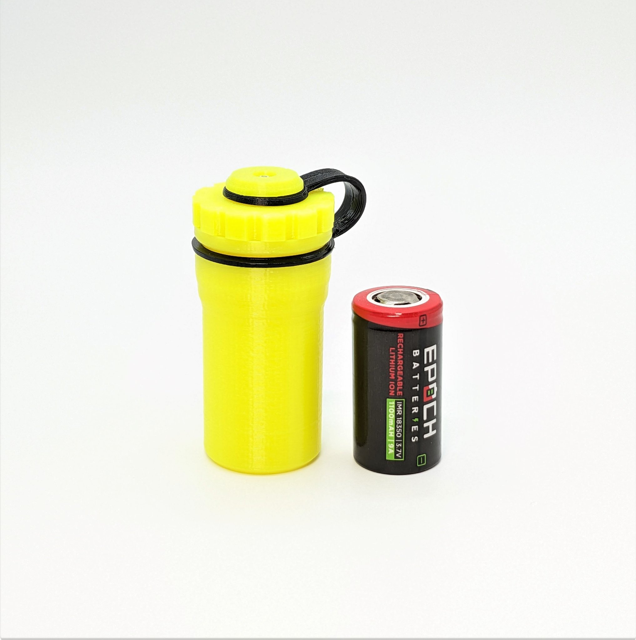 Giá đỡ pin 18350 với nắp vít chắc chắn và linh hoạt