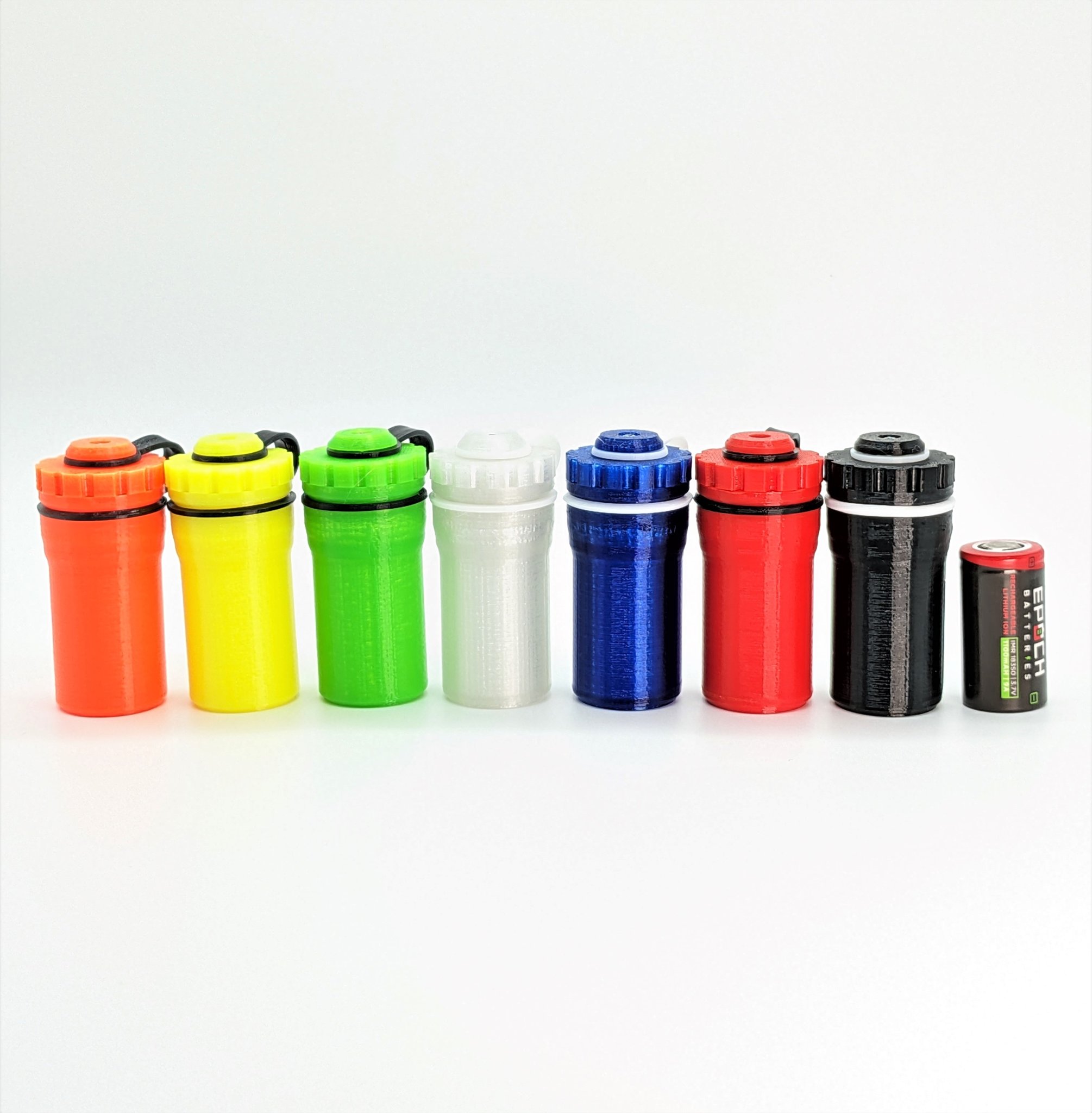 Giá đỡ pin 18350 với nắp vít chắc chắn và linh hoạt