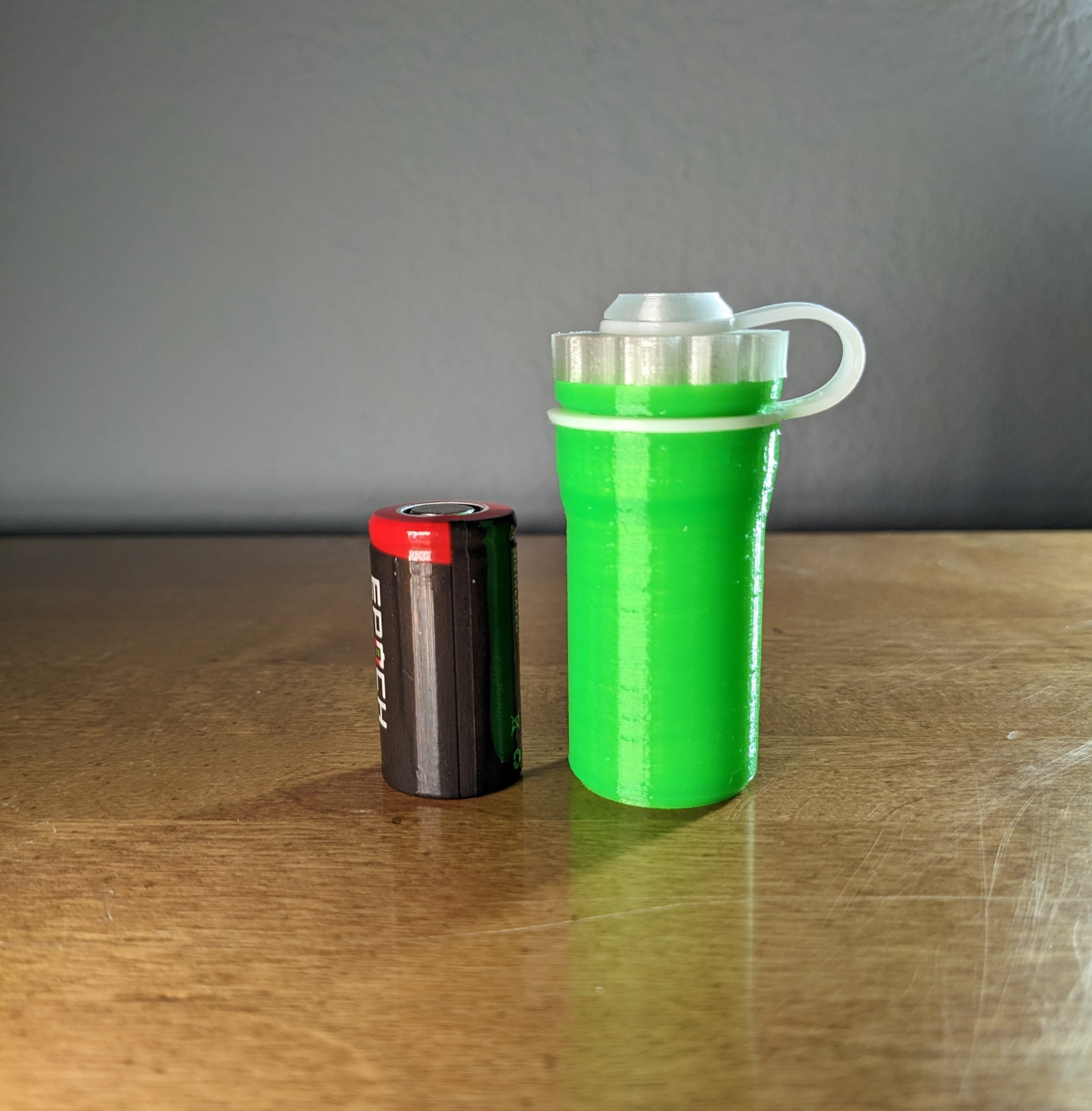 Giá đỡ pin 18350 với nắp vít chắc chắn và linh hoạt