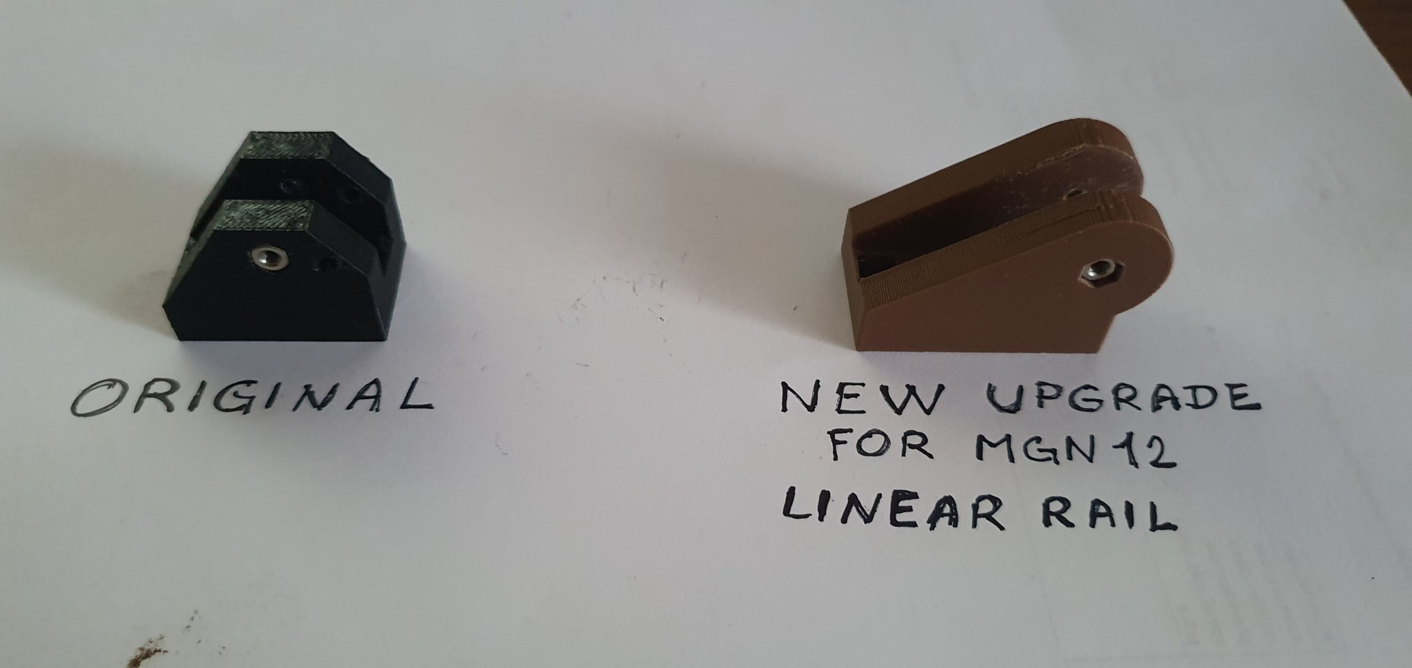 Bánh đai điều chỉnh cho nâng cấp trục Y trên ray MGN12