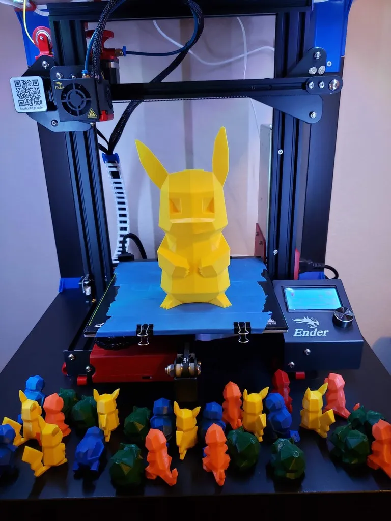 Vỏ đèn ngủ Pikachu cho đèn LED