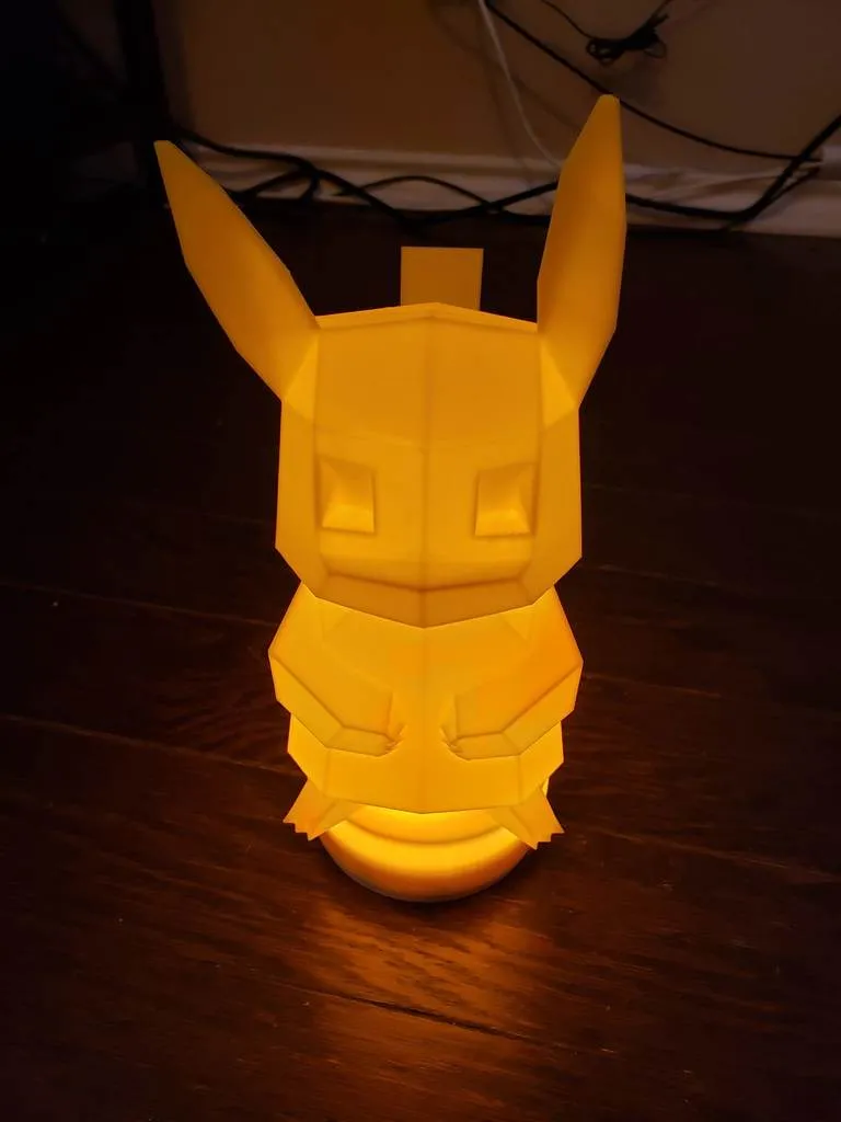 Vỏ đèn ngủ Pikachu cho đèn LED