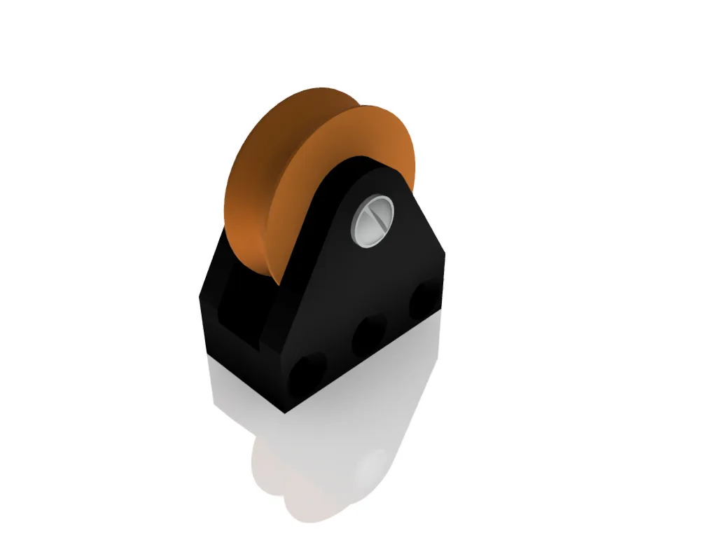 Giá đỡ pulleys cho thang lên trần nhà