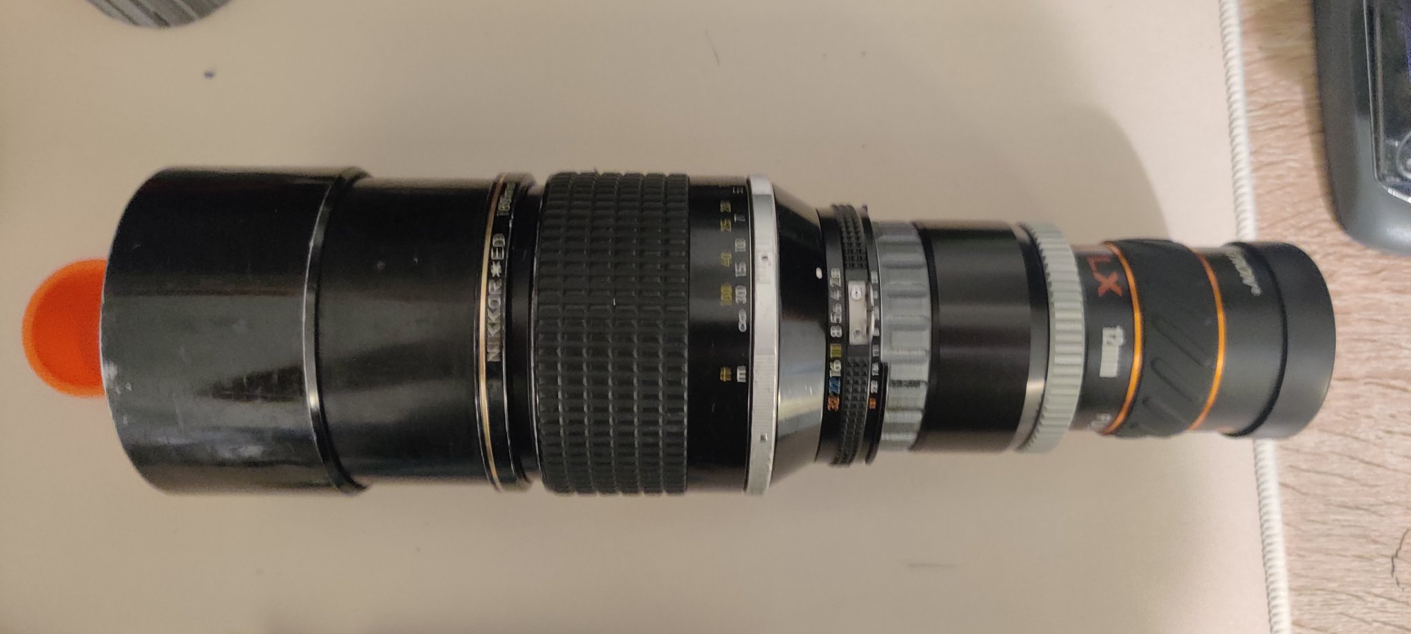 Bộ chuyển đổi ống kính Nikon F Mount sang kính thiên văn