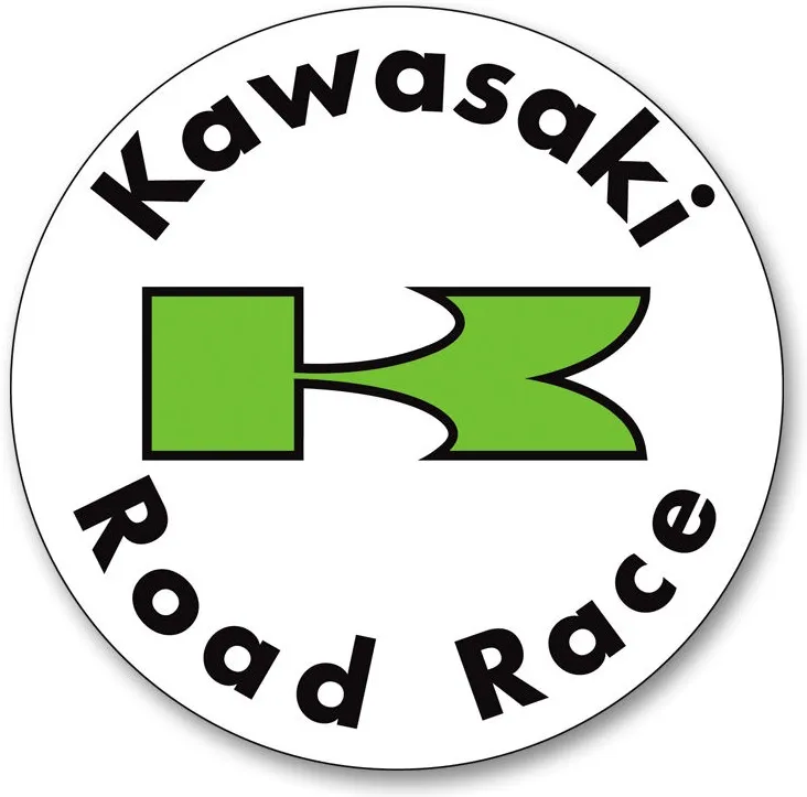 Huy hiệu logo đội đua Kawasaki thập niên 70