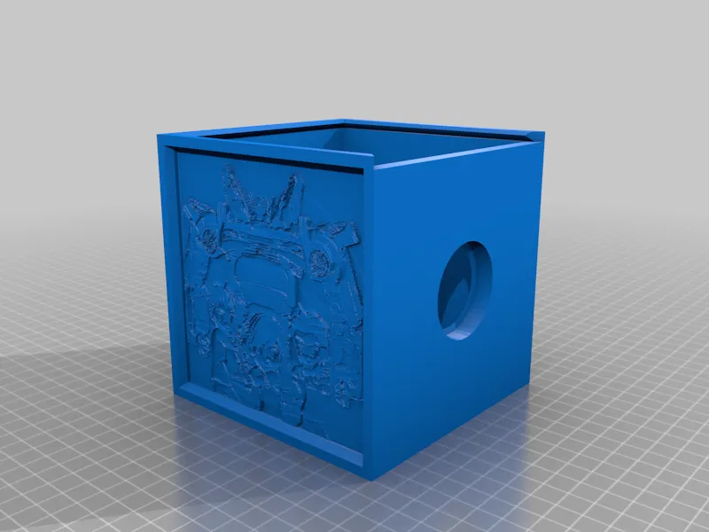 Đèn ngủ hình khối lithophane chủ đề "TOBOT" cho trẻ em