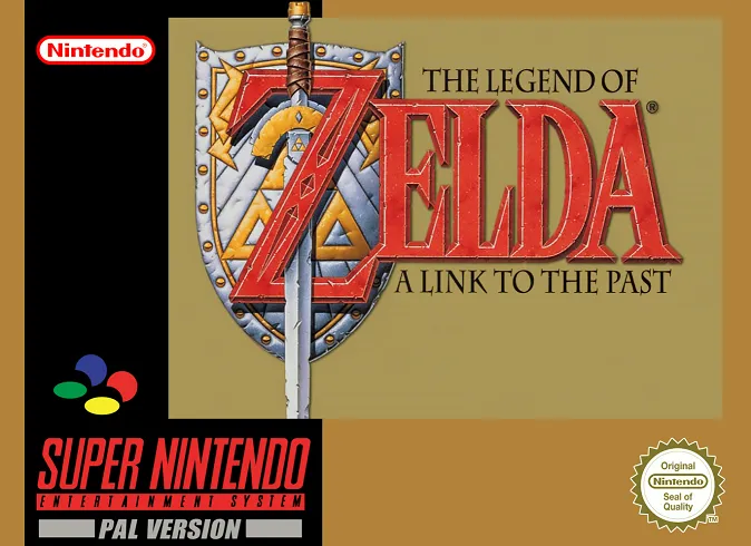 Bìa lithophane Zelda Link to the Past cho SNES Nintendo