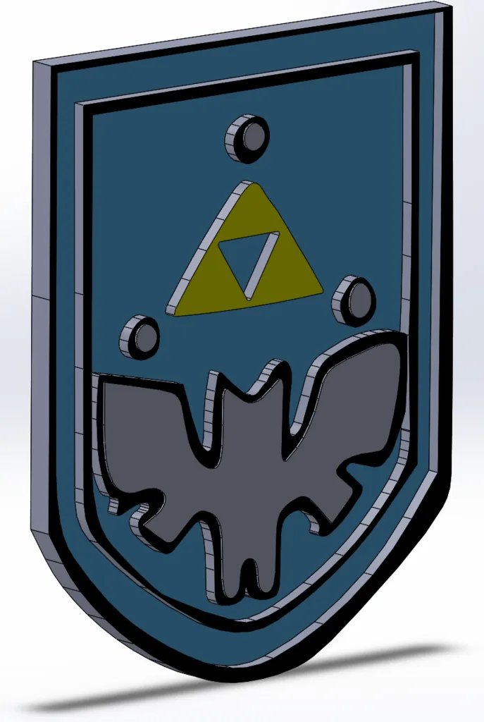 Chiếc khiên của Link trong Zelda 4 Swords trên GameCube