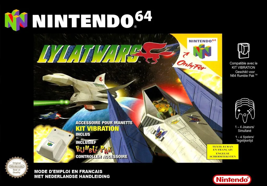 Nắp lithophane Lylat_Wars cho Nintendo N64