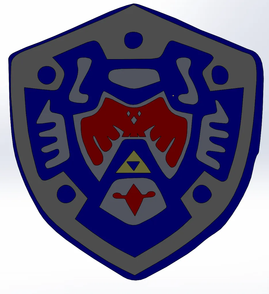 Bouclier của Link trong Zelda Majora's Mask trên N64