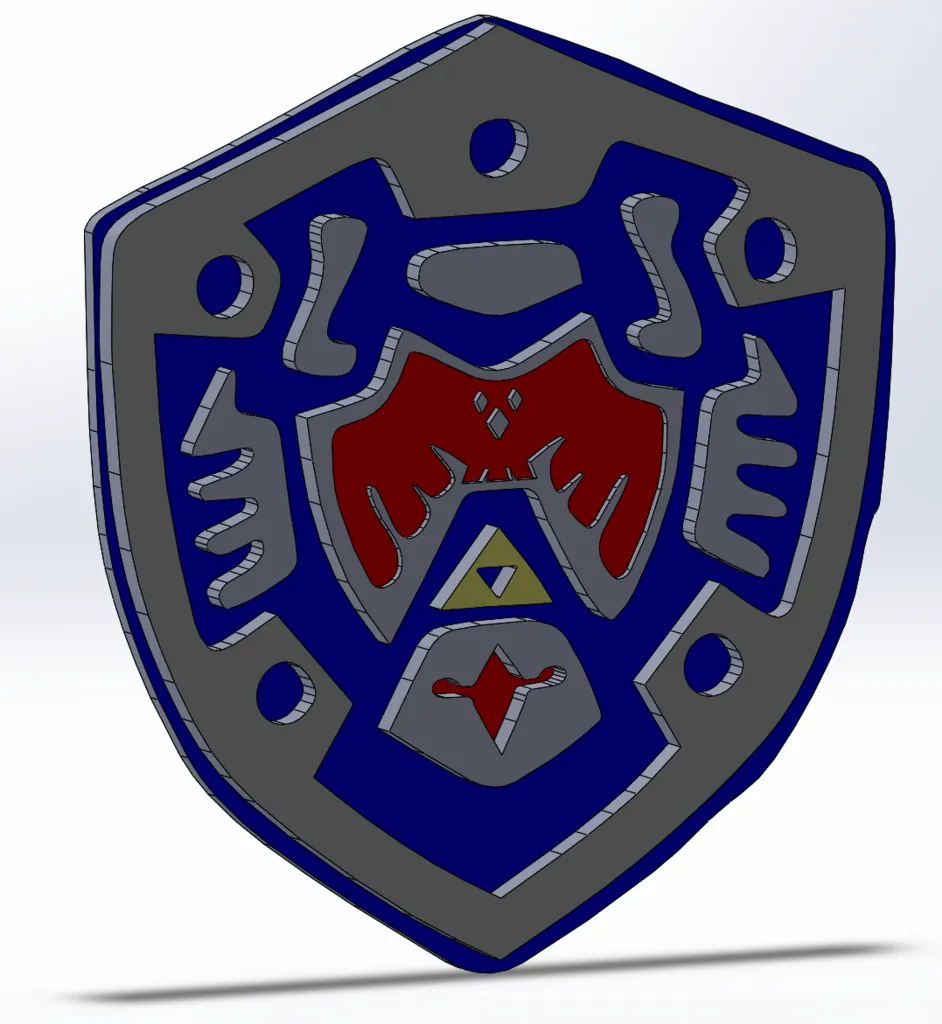 Bouclier của Link trong Zelda Majora's Mask trên N64