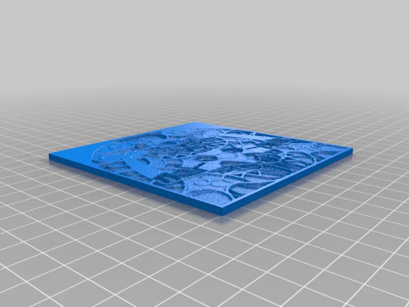 Mô hình kính màu Impa trong Zelda bằng lithophane