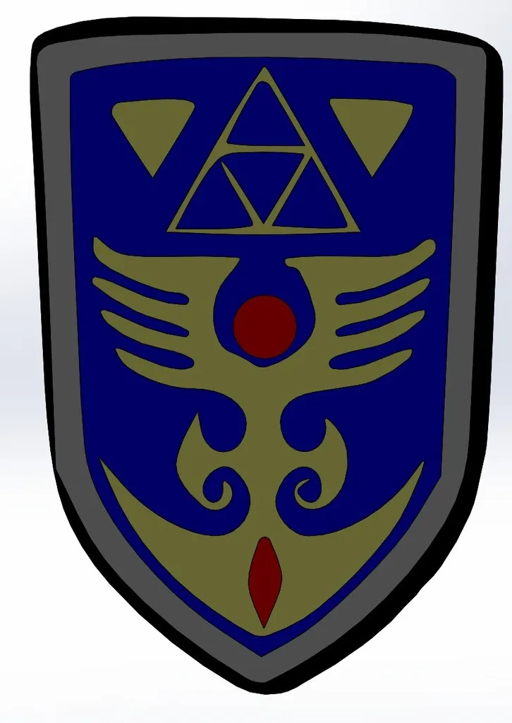 Buộc khiên của Link từ Zelda: A Link to the Past trên SNES